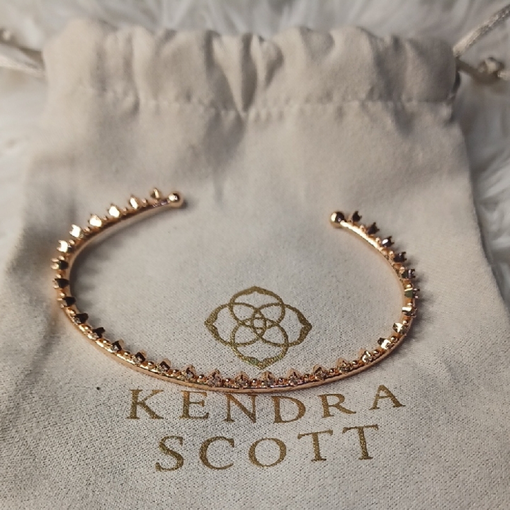 Kendra Scott Rose Gold Bracelet Codi Pinch Cuff